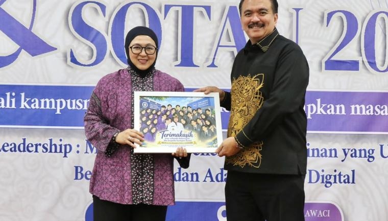 Buka PKKMB Politeknik Ismet Iskandar dan Tanri Abeng University, Wabup Tangerang Intan Nurul Hikmah Tekankan 3 Hal Ini