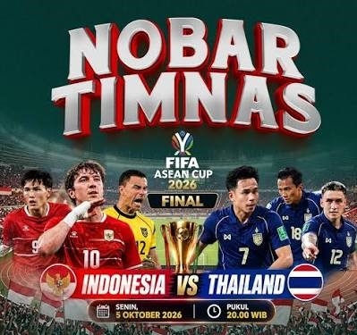 Info Lokasi Nobar Final FIFA ASEAN Cup 2026 Indonesia vs Thailand di Jakarta - Bandung, Cek di Sini!