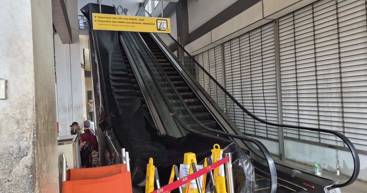Eskalator Peron 5 Stasiun Duri Masih Perbaikan, KAI Commuter Lakukan Uji Riksa Sebelum Dioperasikan