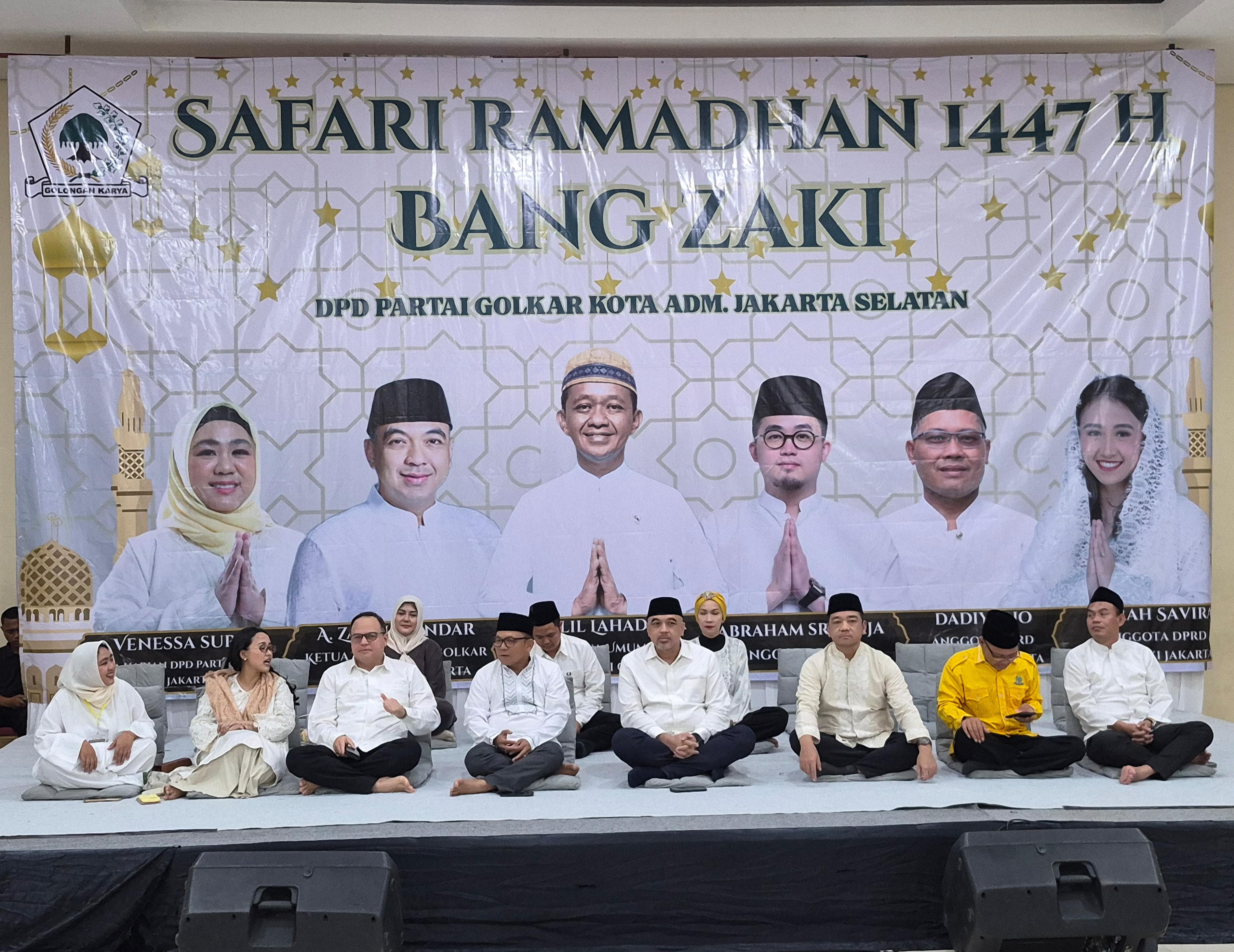 Safari Ramadan 1447 H di Golkar Jakarta Selatan, Ahmed Zaki Tekankan Peran Kader Tak Hanya Aktif Saat Pemilu