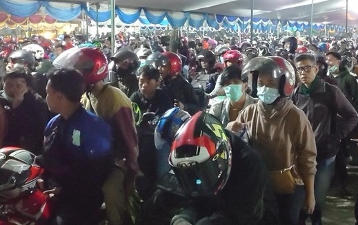 Pantauan Arus Mudik Pagi Ini: Pelabuhan Ciwandan Cilegon Mulai Dipadati Sepeda Motor 