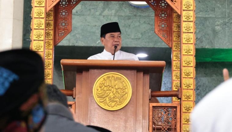 Shalat Idul Fitri di Masjid Agung Al Amjad, Bupati Tangerang Ajak Masyarakat Perkuat Silaturahmi dan Tingkatkan Kepedulian