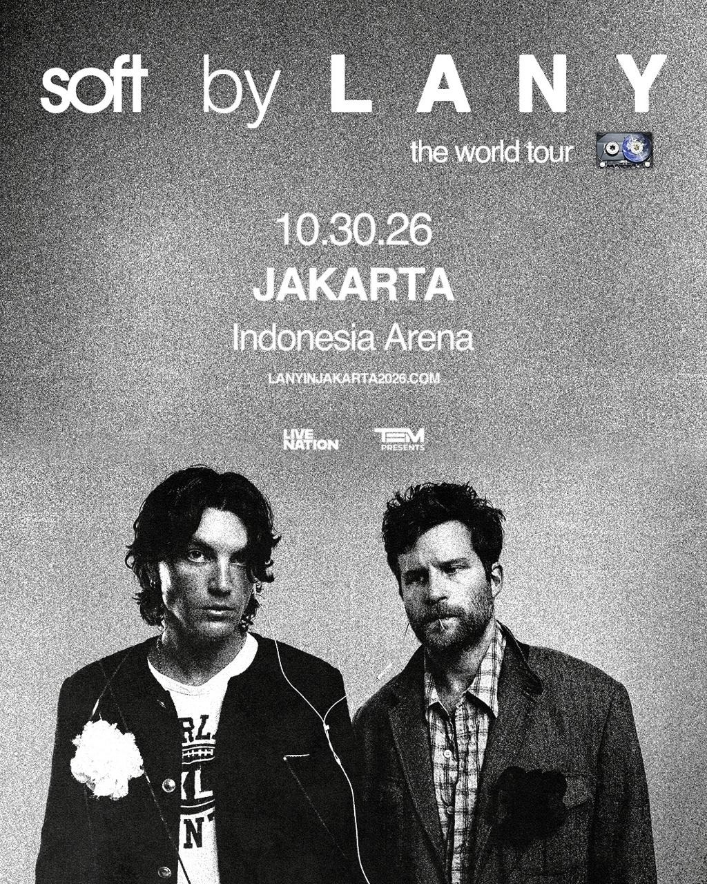 LANY Resmi Gelar Konser "Soft World Tour" di Jakarta pada 30 Oktober 2026, Cek Jadwal War Tiket!