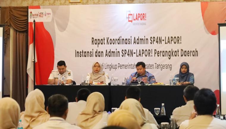 Perkuat Layanan Publik, Diskominfo Kabupaten Tangerang Gelar Rakor Targetkan Optimalisasi SP4N-LAPOR! 2025-2030