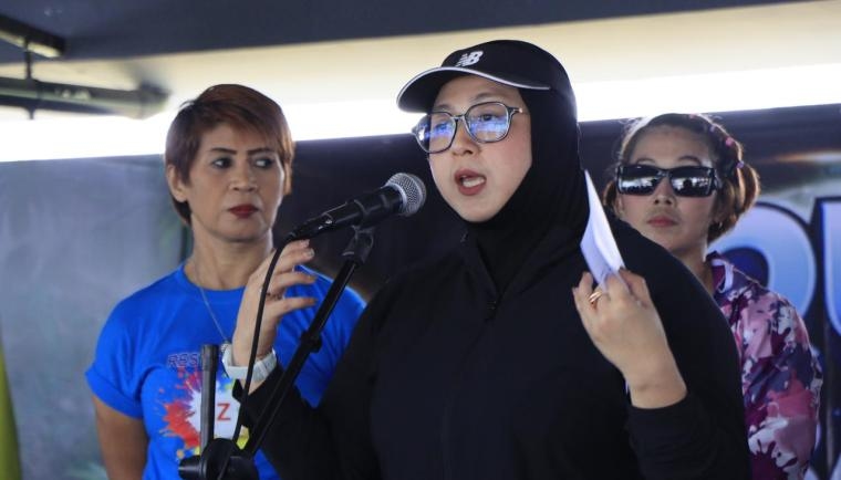 Dorong Gaya Hidup Sehat, Wakil Bupati Tangerang Intan Nurul Hikmah Hadiri Cardio Mix di Paramount Petals