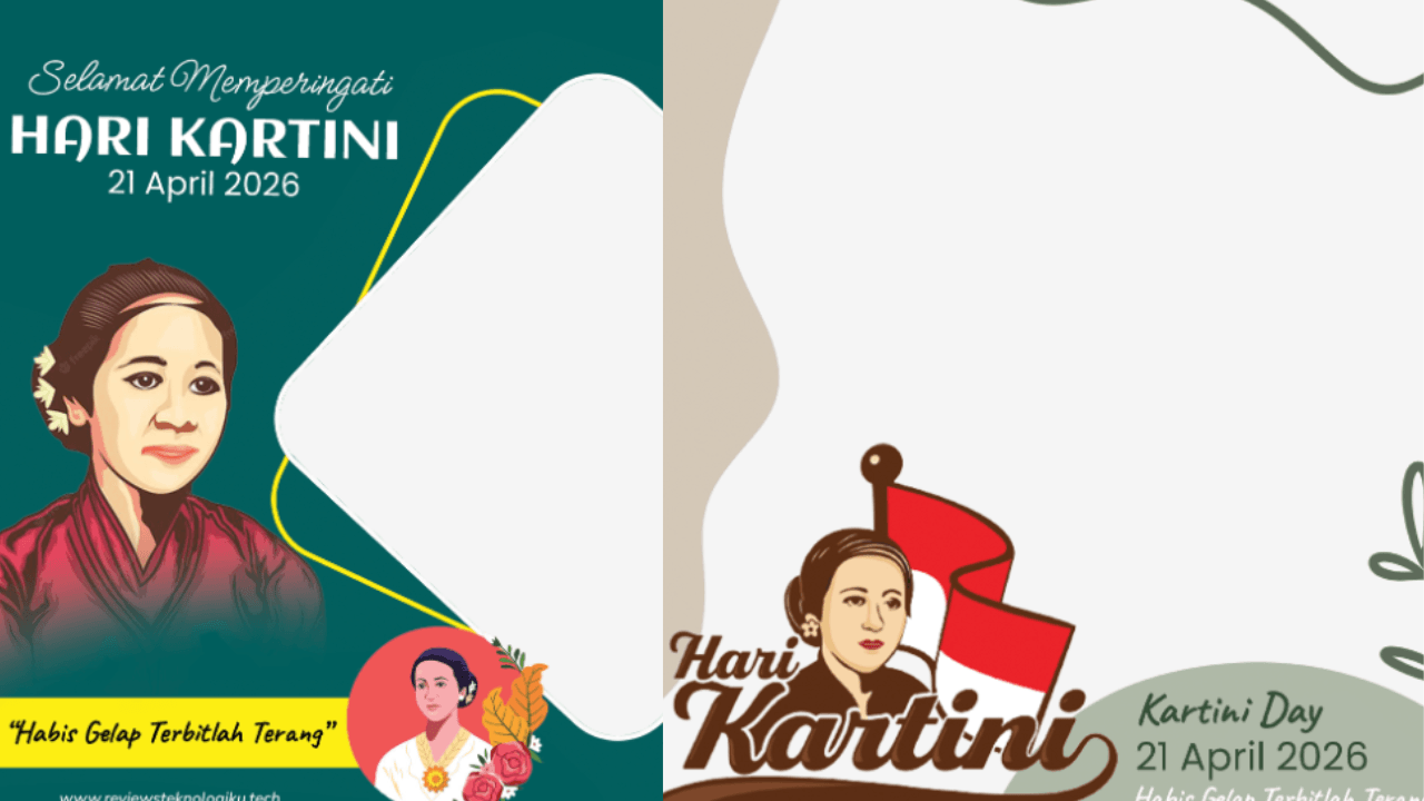50 Link Twibbon Hari Kartini 2026 Gratis, Desain Estetik dan Cara Pakainya Mudah untuk Status Medsos