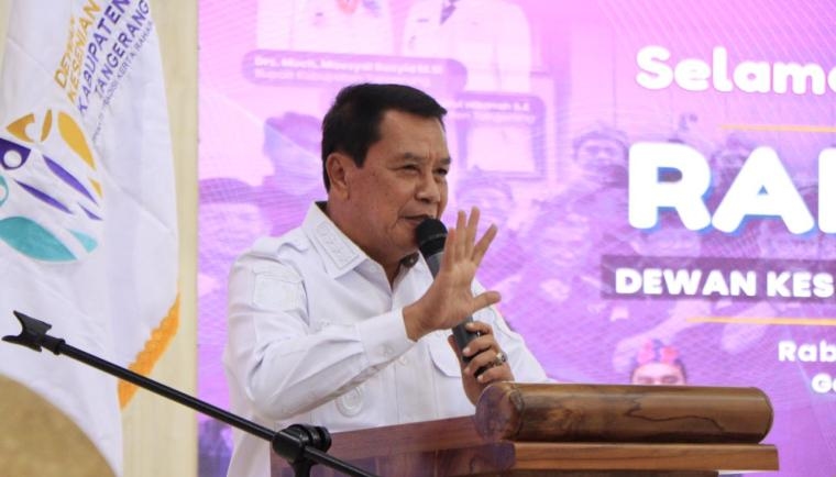 Buka Raker 2026, Bupati Tangerang Maesyal Rasyid Dorong DKKT Bangkitkan Potensi Seni Budaya Lokal