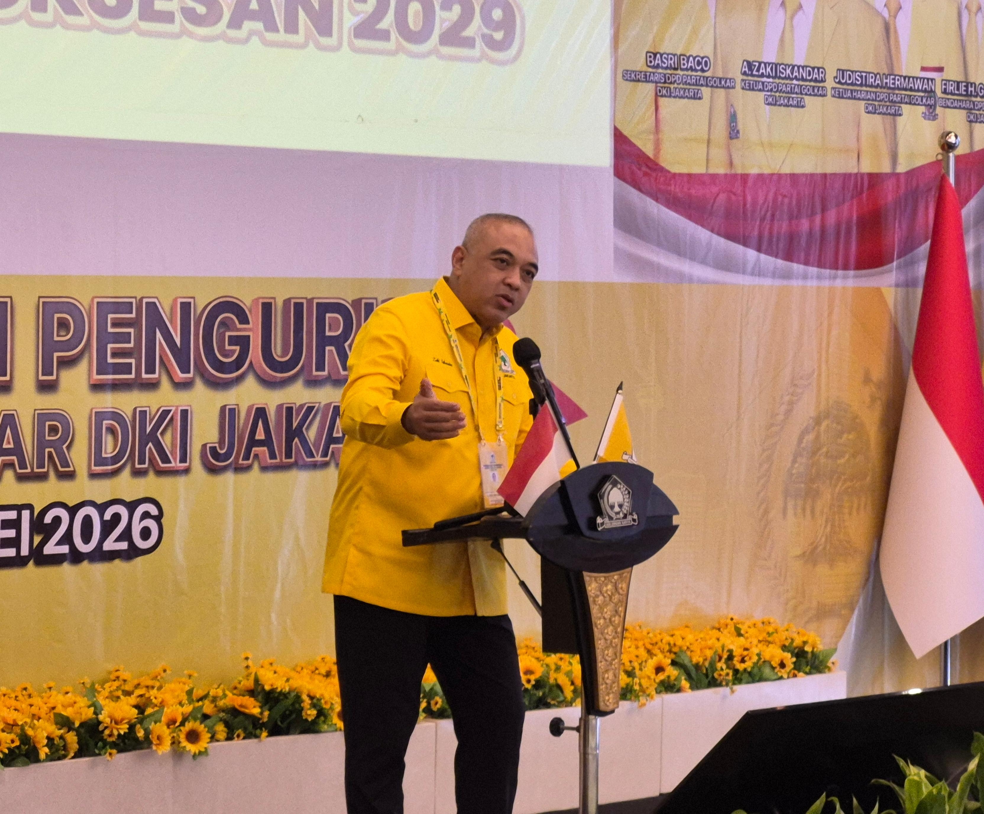 Ketua Golkar DKI Zaki Iskandar Puji Peran Ketum Bahlil Lahadalia Jaga Stabilitas Harga BBM di Tengah Tekanan Ekonomi Global