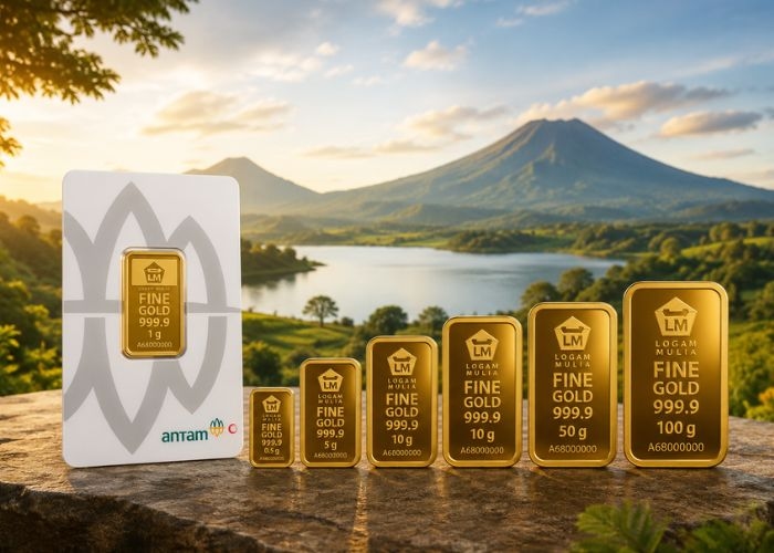 Emas Antam Masih Tertahan, Segini Harganya