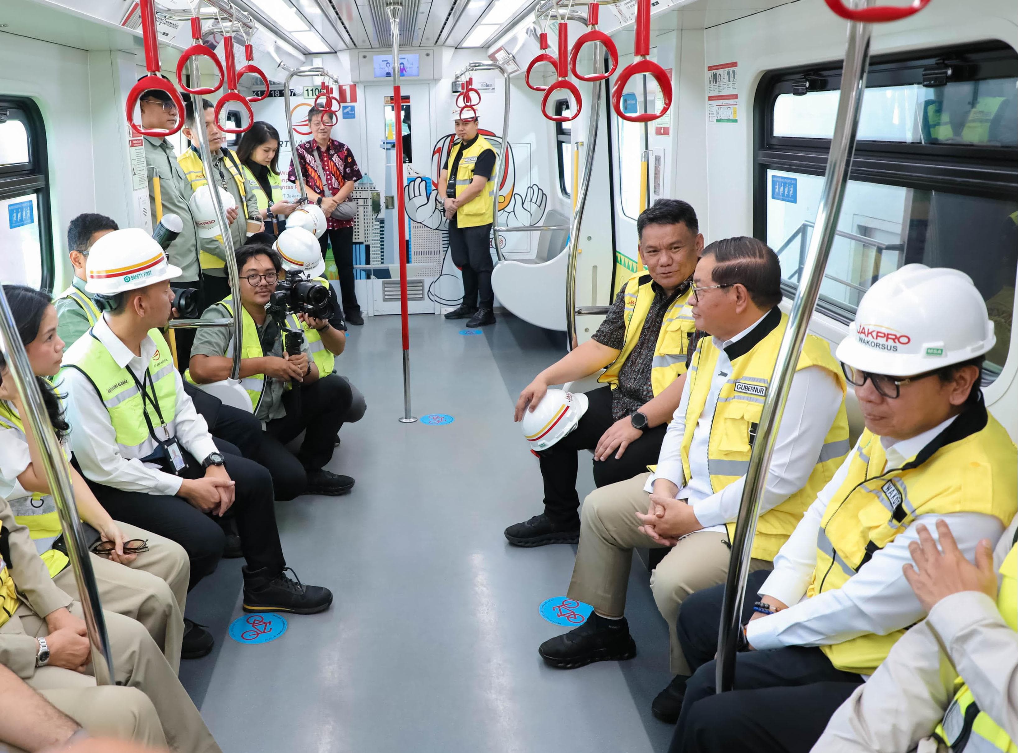 Progres Capai 95 Persen, Gubernur Pramono Targetkan LRT  Pegangsaan Dua – Manggarai Beroperasi Agustus 2026