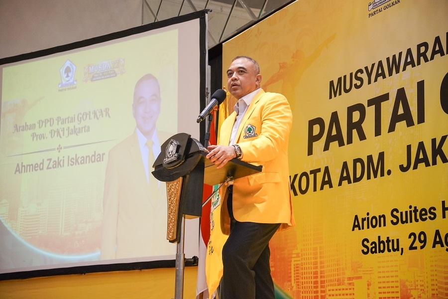 Momentum Kosolidasi Organisasi, Ahmed Zaki Iskandar Buka Musda XI Partai Golkar Jakarta Selatan
