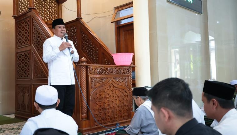 Pesan Bupati Maesyal Saat Jumling di Sindang Jaya: Hadapi Musim Kemarau, Harus Bijak Gunakan Air dan Waspada Kebakaran