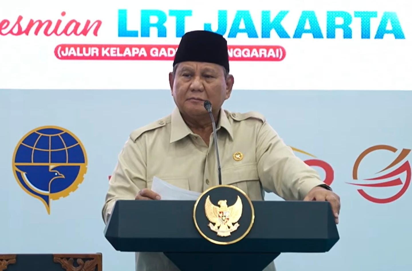 Tanggapi Permintaan Gubernur Pramono, Presiden Prabowo Tegaskan Danantara Wajib Bantu Proyek Lanjutan LRT Jakarta