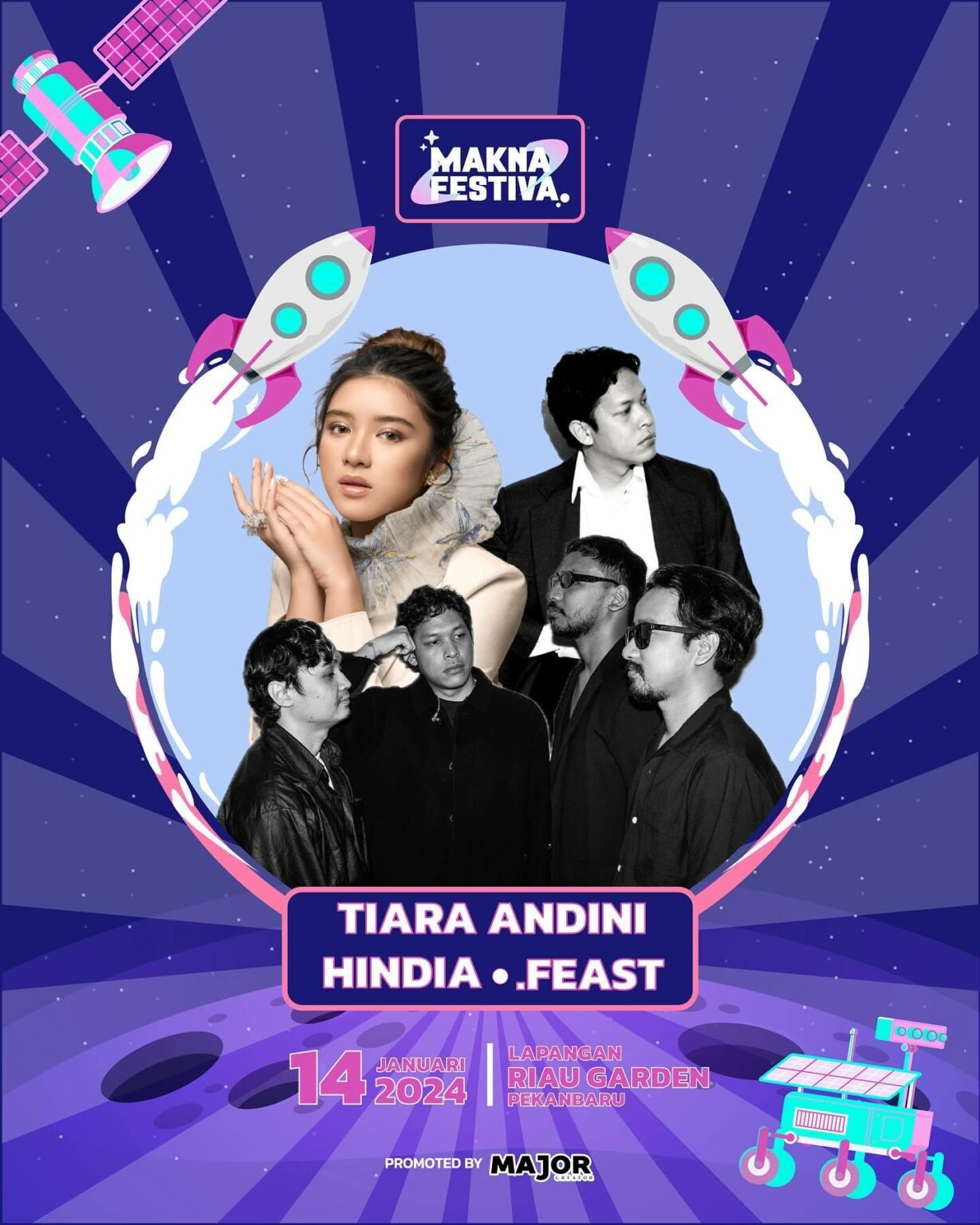 Riau Bergoyang! Tiara Andini dan Hindia Bakal Manggung di MAKNAFESTIVA 2024, Cek Lokasinya di Sini 