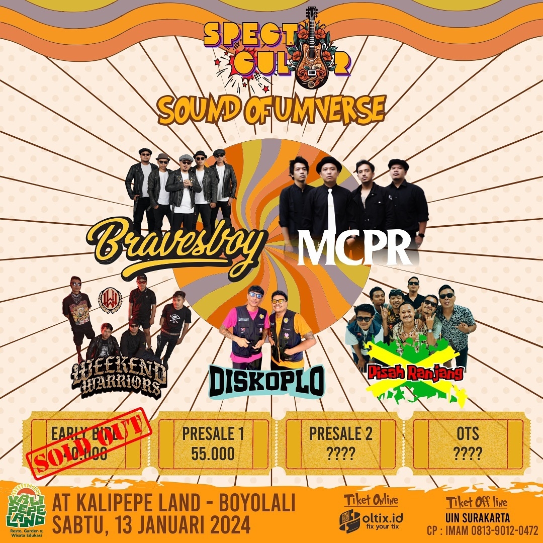 SERBU! Konser Musik Spectacular 2024 di Boyolali, Harga Tiket Mulai Rp 40 Ribu, Ini Line Up Penampilnya