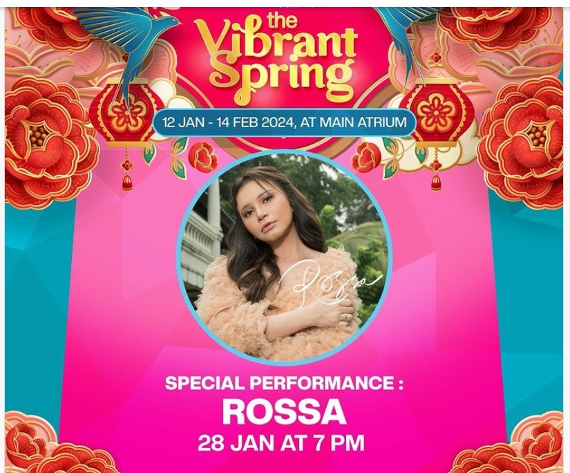 Akhir Pekan Mau ke Mana? Nonton Konser Gratis Rossa di Emporium Pluit Mall Aja, Ada Midnite Sale dengan Diskon hingga 70 Persen Loh!