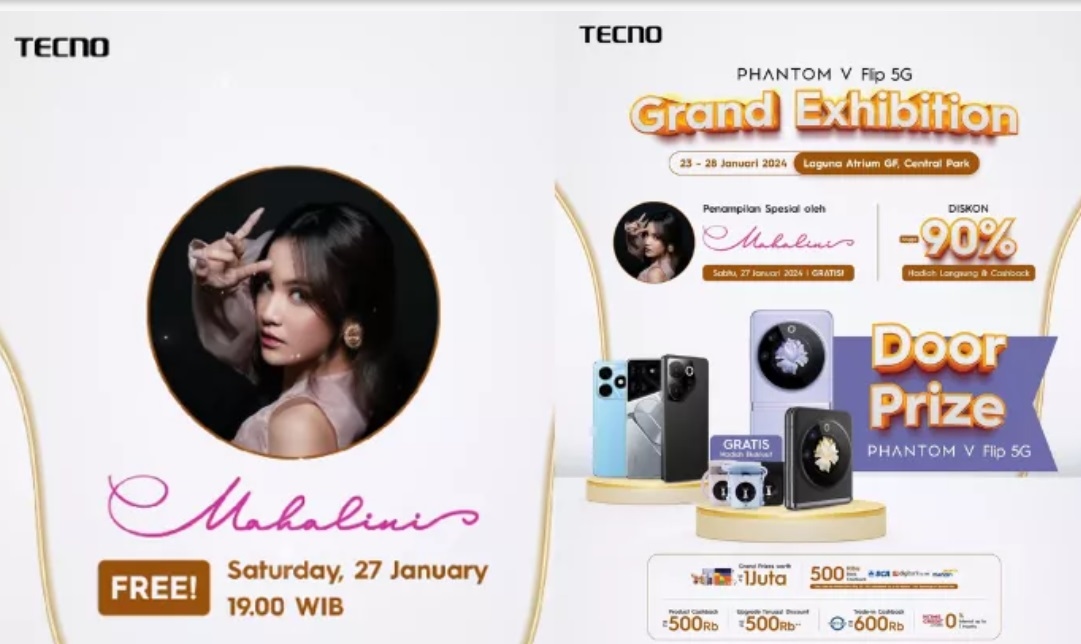 Konser Gratis Mahalini di Central Park Mall Jakarta Barat pada Sabtu Malam, Ada Diskon 90 Persen hingga Bagi-bagi Doorprize Juga Loh...!