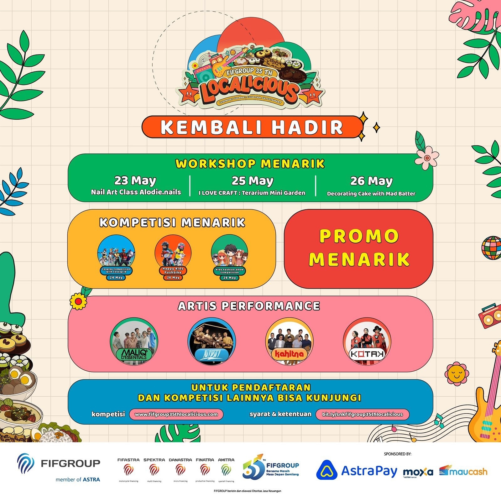 GRATIS! FIFGROUP Gelar Pesta Meriah 4 Hari di Parkir Timur GBK Senayan, Ada Konser Musik, Festival Kuliner hingga Aneka Games, Simak Tanggalnya
