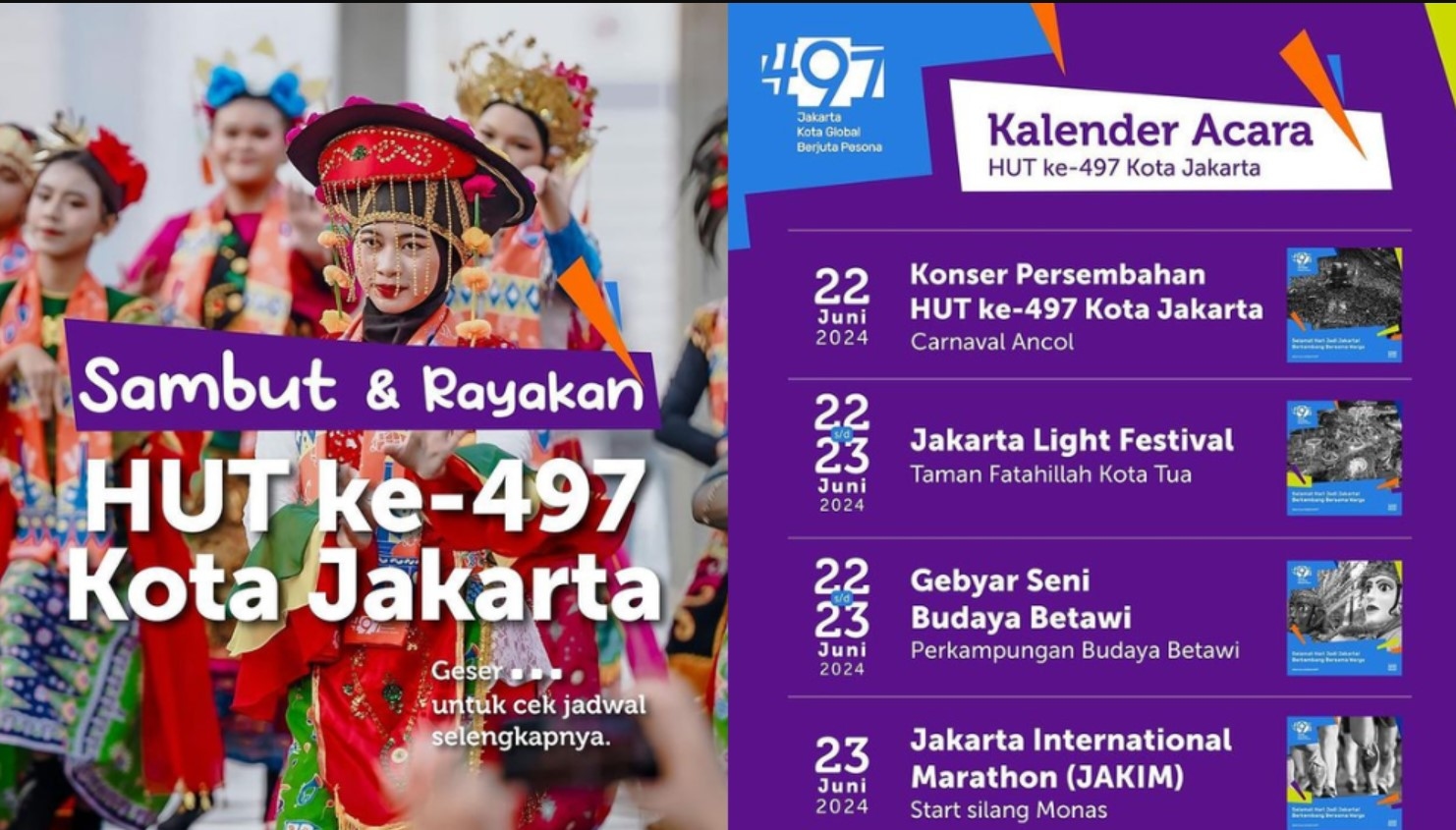 EVENT JAKARTA BULAN JUNI: Jaming at Station, Festival Sastra Jakarta dan Jakarta Kreatif Festival 