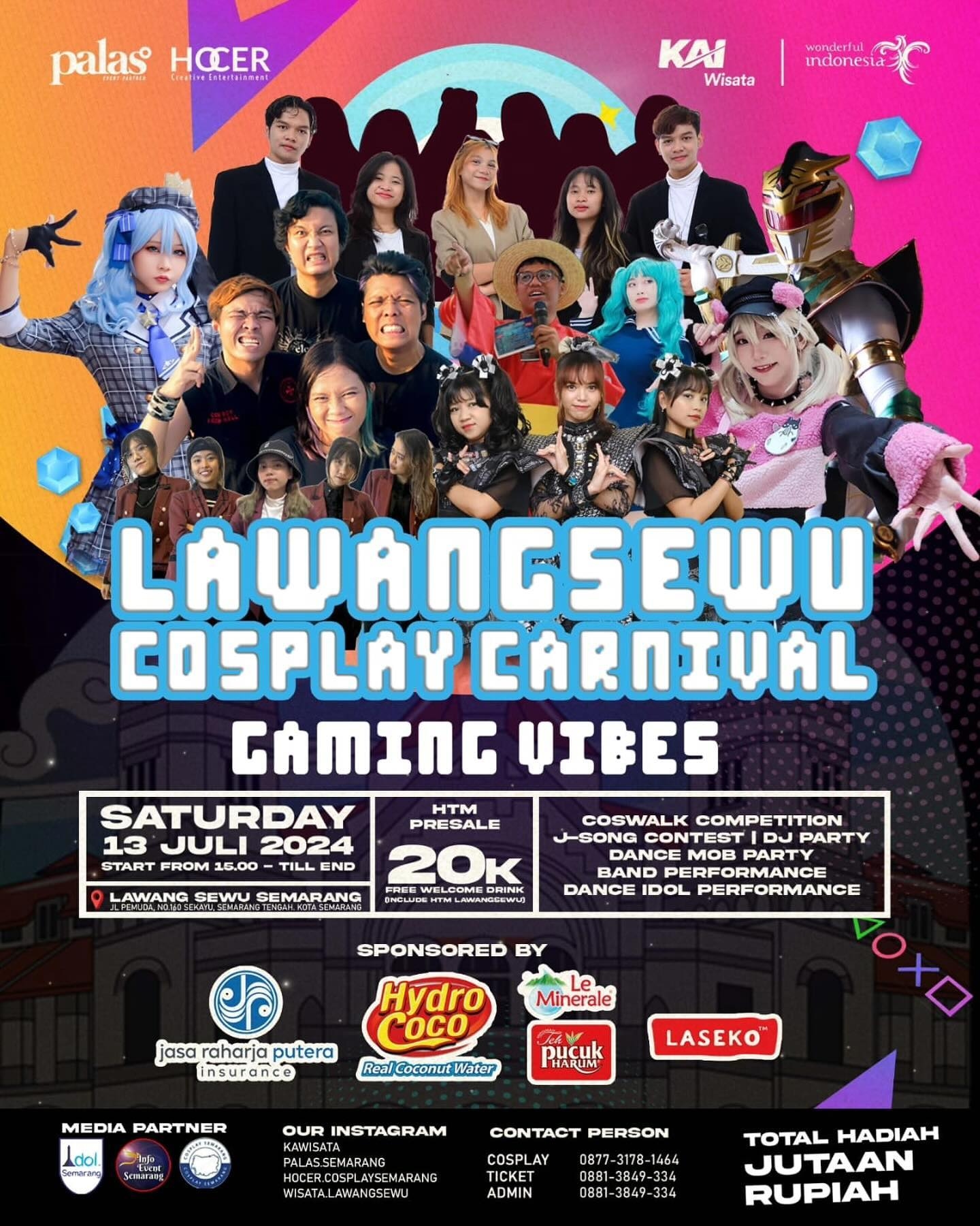 Mau Isi Libur Akhir Pekan Ini dengan Aktivitas Seru dan Menghibur? Datang Aja ke Lawang Sewu Cosplay Carnival, Berikut Daftar Acara Utamanya