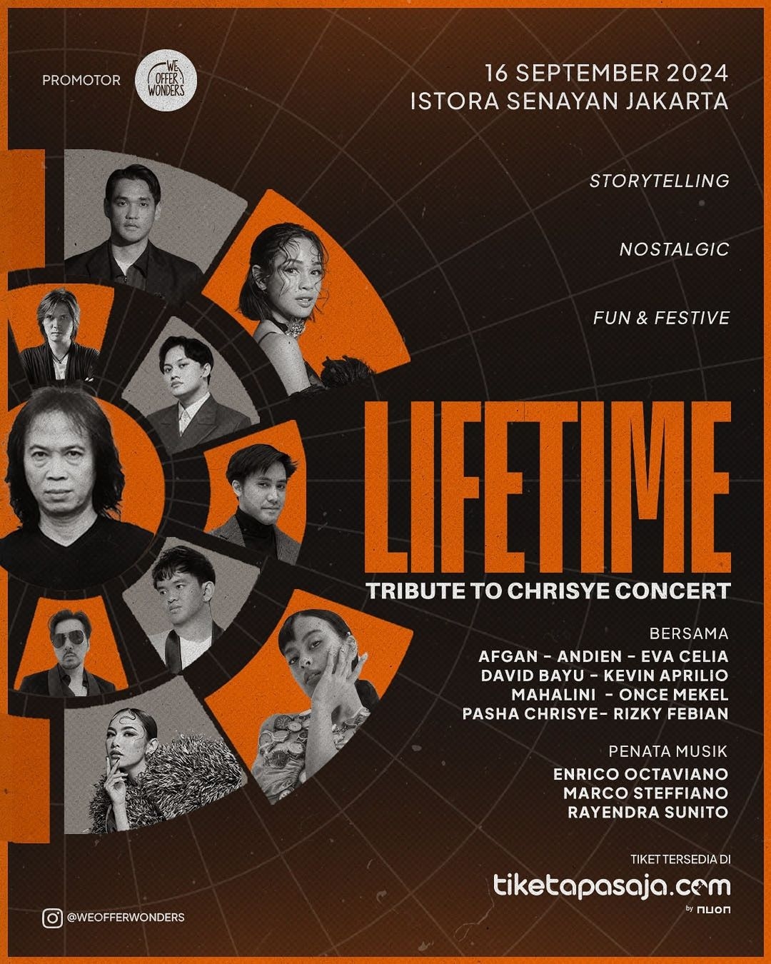 TRIBUTE TO CHRISYE: Konser Musik Legendaris Menghadirkan Afgan, Kevin Aprilio, Mahalini hingga Rizki Febian, Catat Tanggal dan Harga Tiketnya