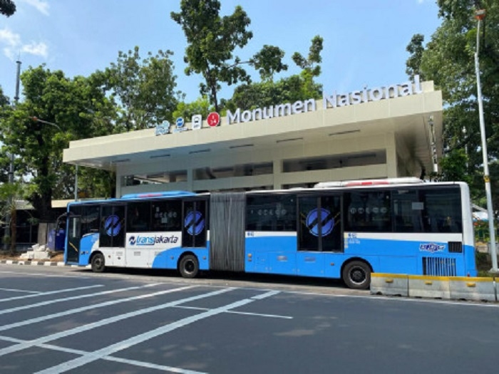 Hadir dengan Wajah Baru, Halte Transjakarta Monas Kini Layani Rute Tujuan JIS