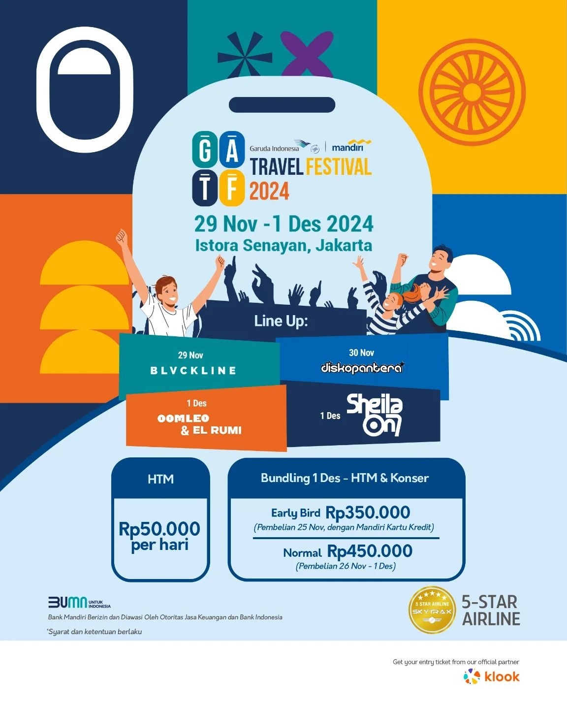 JANGAN LUPA! Besok Ada GATF 2024 di Istora Senayan, Menampilkan Grup Band Blackline, Tiketnya Hanya Rp 50 Ribu