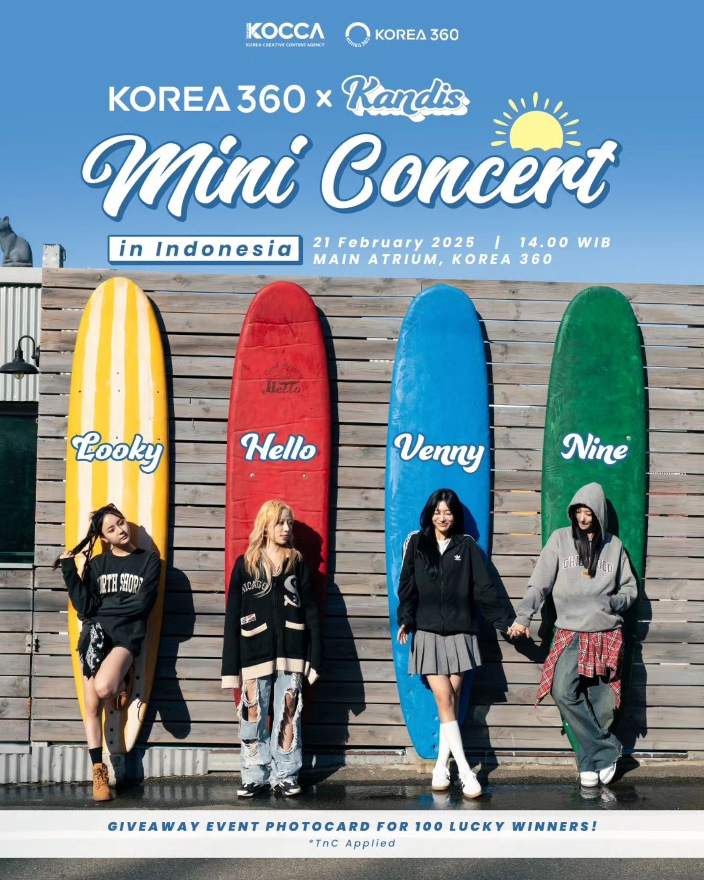 Gratis! KOREA 360 X Kandis Mini Concert Bakal Digelar di Jakarta pada Februari 2025, Cek Tanggal dan Lokasinya di Sini