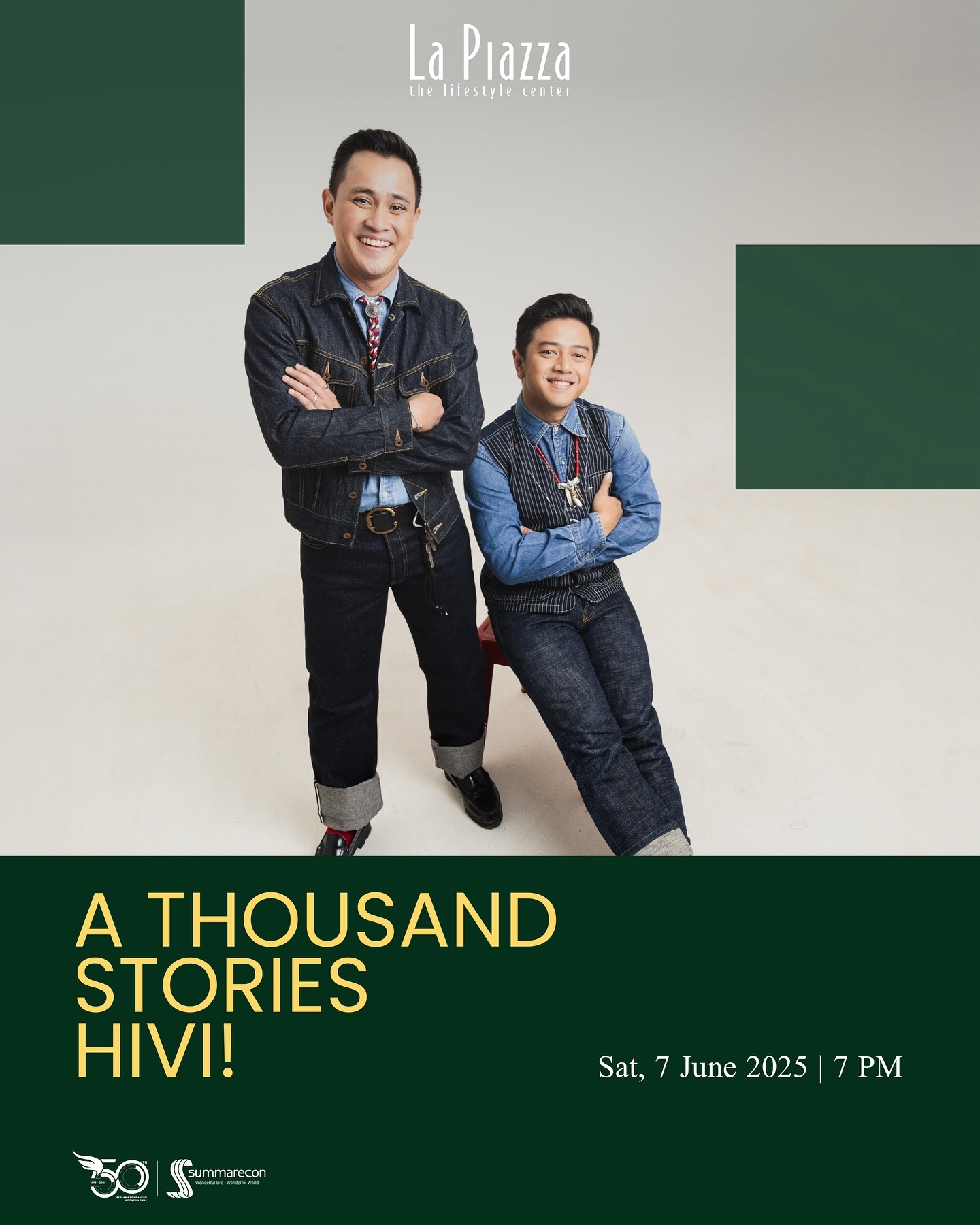 Konser Gratis Malam Minggu di La Piazza Kelapa Gading: Sabtu 7 Juni Akhir Pekan Ini Menghadirkan Hivi!