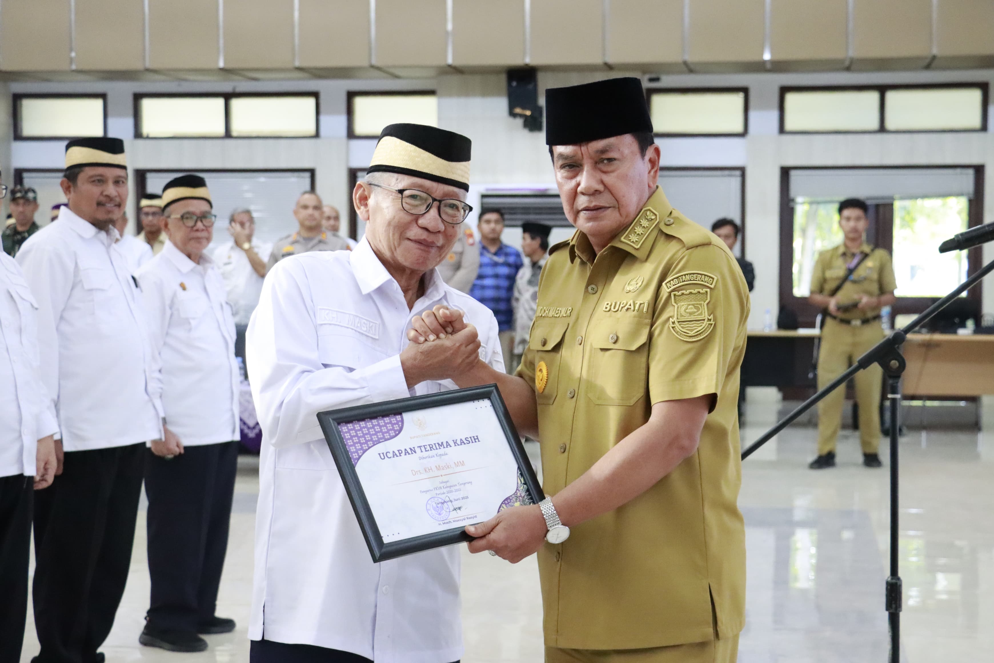 Kukuhkan Pengurus FKUB Kabupaten Tangerang, Bupati Maesyal Minta Tokoh Agama Jadi Garda Terdepan Jaga Keharmonisan dan Perkuat Toleransi