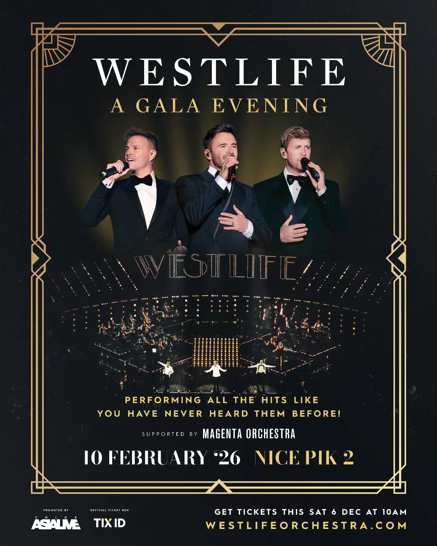 Catat Waktunya, Westlife Gelar Konser Orkestra Megah di PIK 2 Jakarta