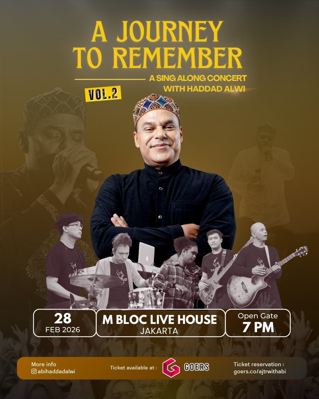 Haddad Alwi Bakal Kolaborasi dengan Danilla dan Pusakata di A Journey to Remember Vol.2, Cek Tanggal dan Tempatnya di Sini