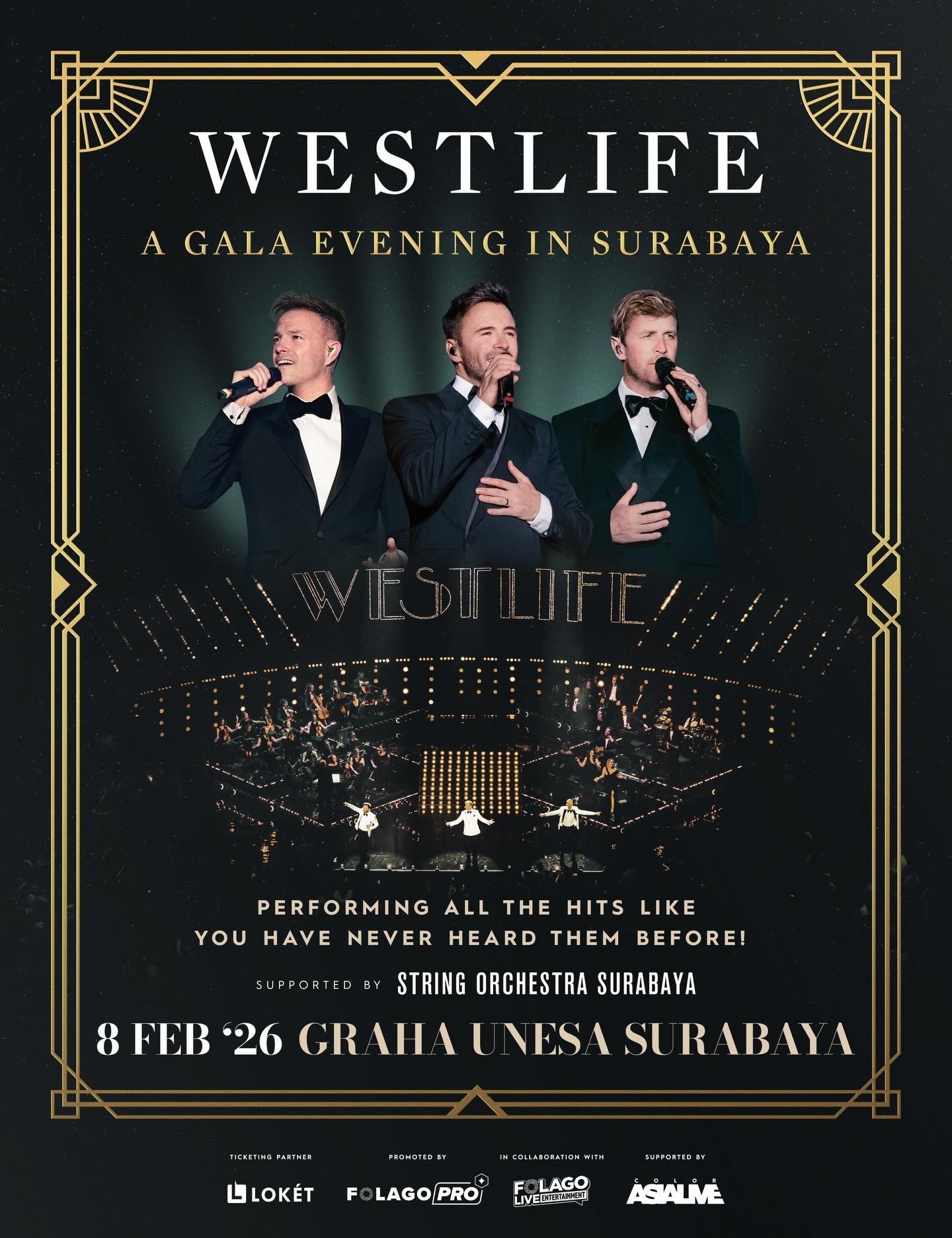 Jungan Lupa! Westlife A Gala Evening in Jakarta dan Surabaya pada Awal Februari 2026, Penjualan Tiket Dimulai Rabu Besok, Segini Harganya