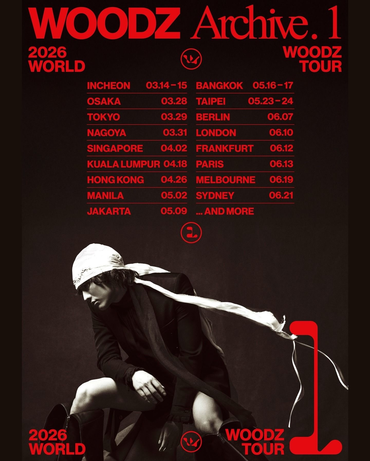 K-pop WOODZ Umumkan Tour Dunia 2026, Jakarta Termasuk yang Disinggahi, Kapan? Cek Infonya di Sini