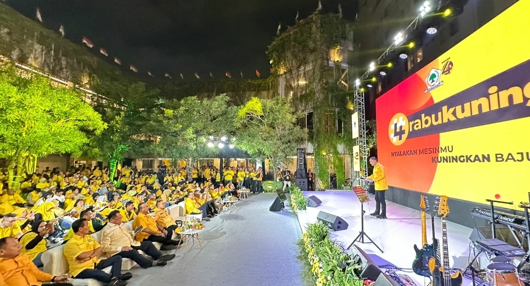 Tawarkan Program ke Masyarakat, Golkar Launching Rabu Kuning dan Party Platform