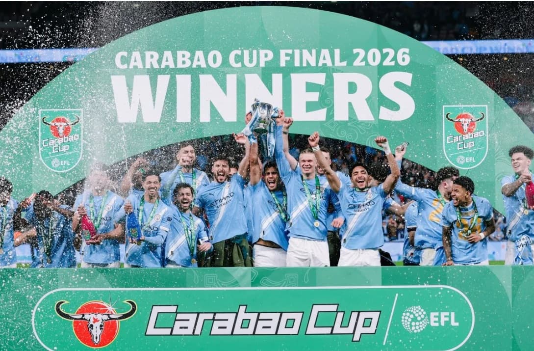 Man City Juara Carabao Cup 2025/2026: Kalahkan Arsenal 2-0 di Final,  Bintang Muda Nico O'Reilly Jadi Pahlawan
