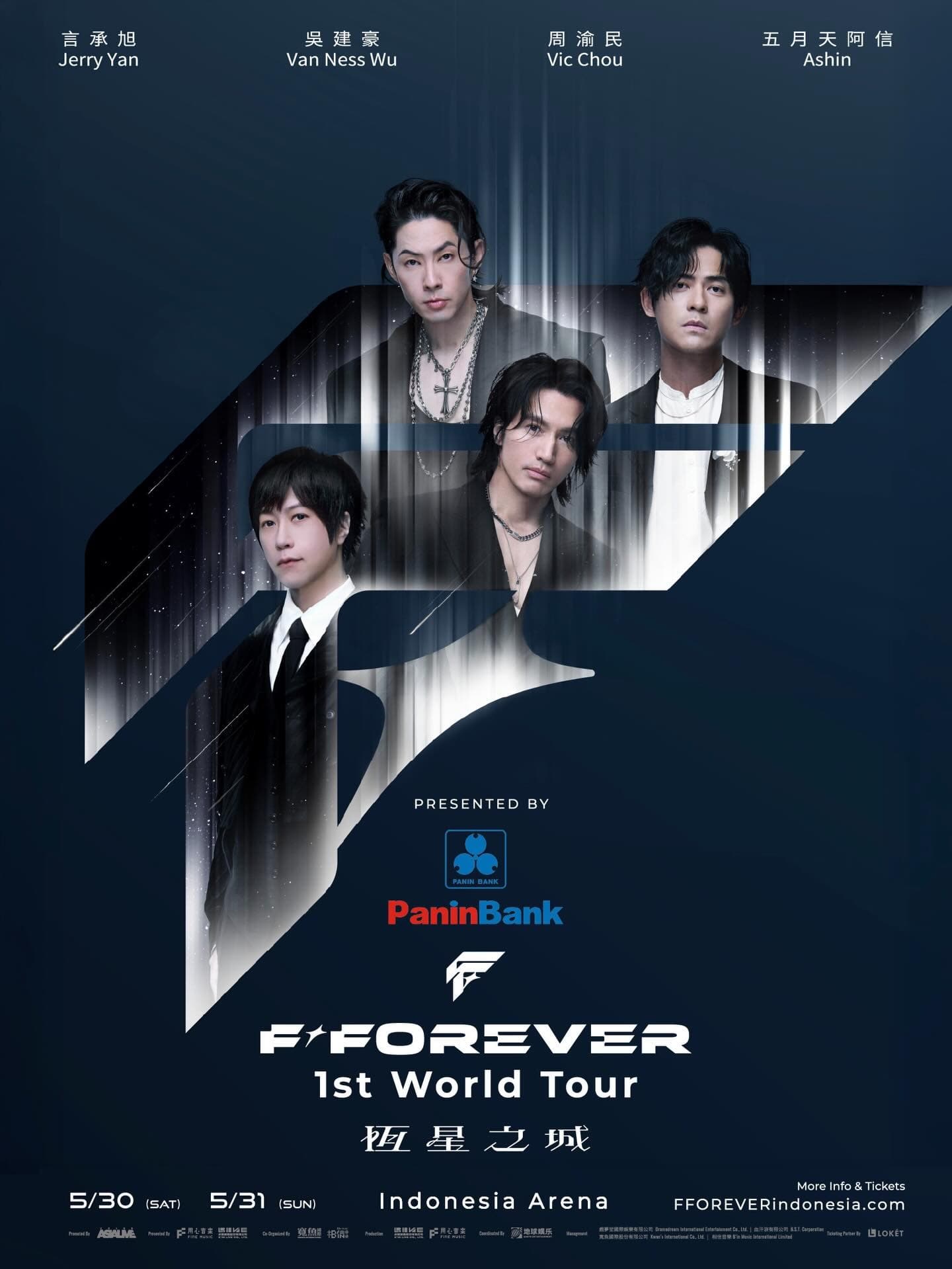 F4 dan Ashin Mayday Siap Guncang Jakarta! Cek Jadwal Konser F✦FOREVER 1st World Tour 2026 dan Harga Tiketnya di Sini