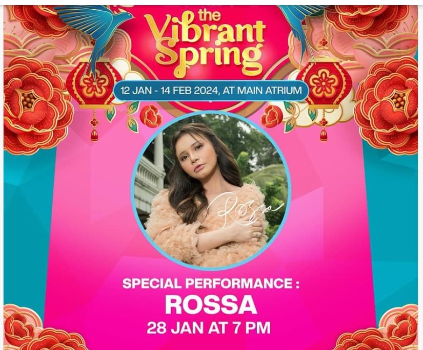 Akhir Pekan Mau ke Mana? Nonton Konser Gratis Rossa di Emporium Pluit Mall Aja, Ada Midnite Sale dengan Diskon hingga 70 Persen Loh!