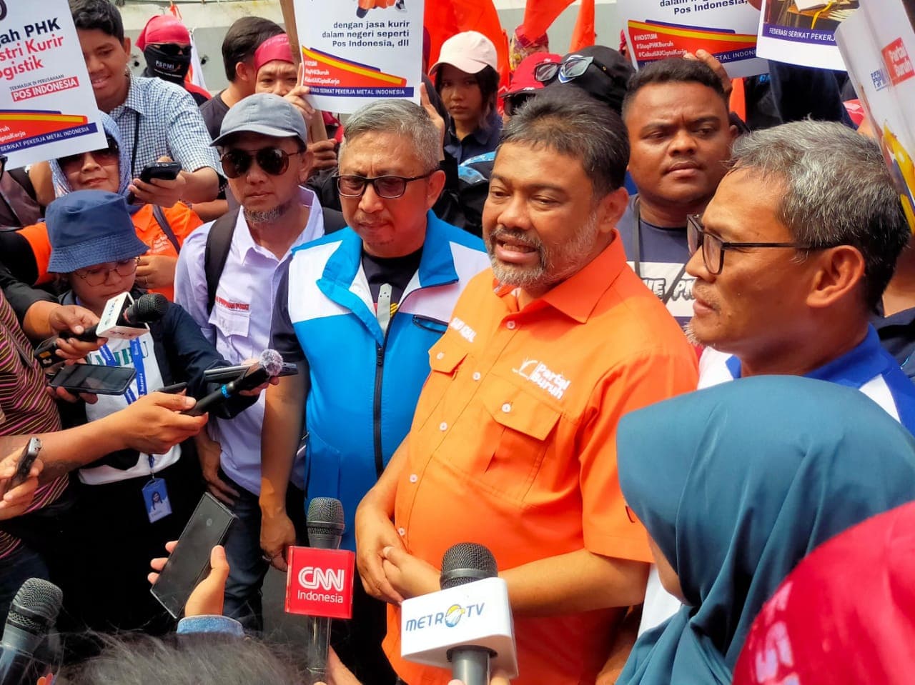 Said Iqbal Partai Buruh Minta KPK Periksa Dirjen di Kemendag dan Kemenhub, Terkait Potensi Korupsi di Pengaturan Impor dan Izin Perusahaan Logistik