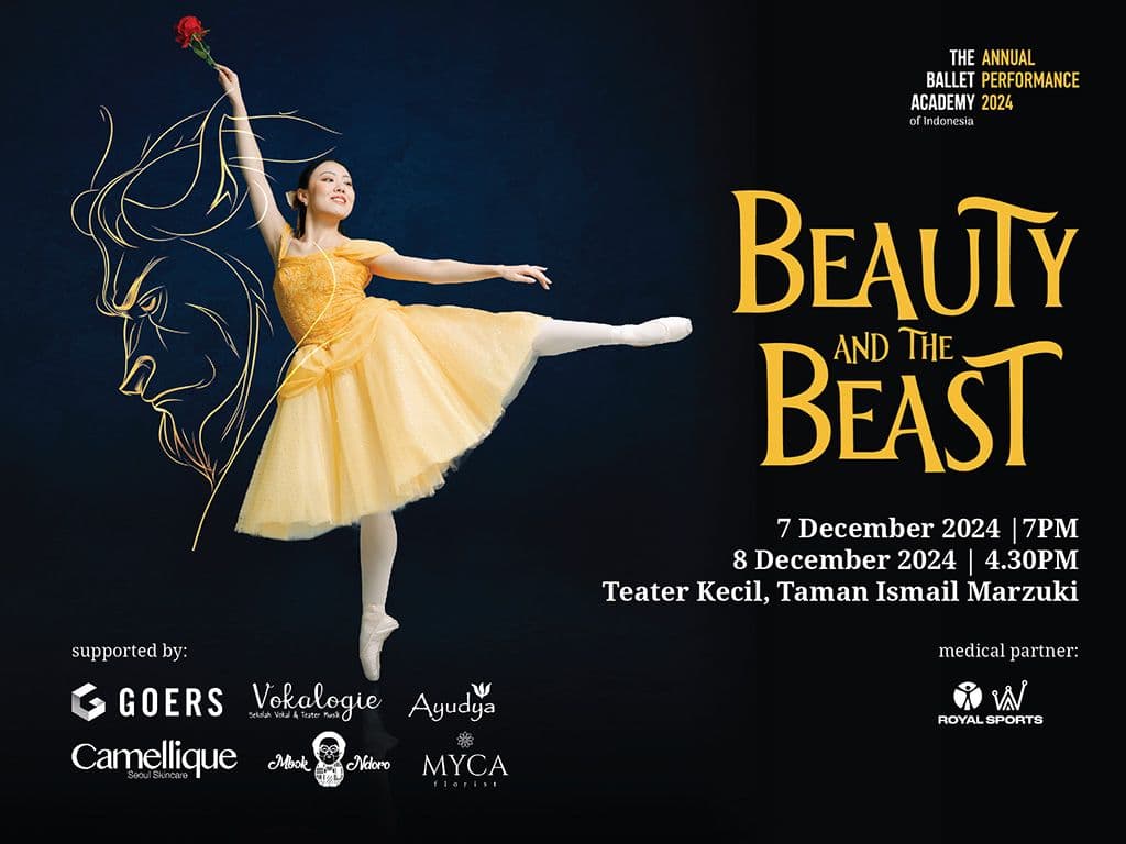Beauty and The Beast: Pertunjukan Tari Balet Klasik dan Kontemporer di TIM Jakarta pada 7-8 Desember 2024, Segini Harga Tiketnya