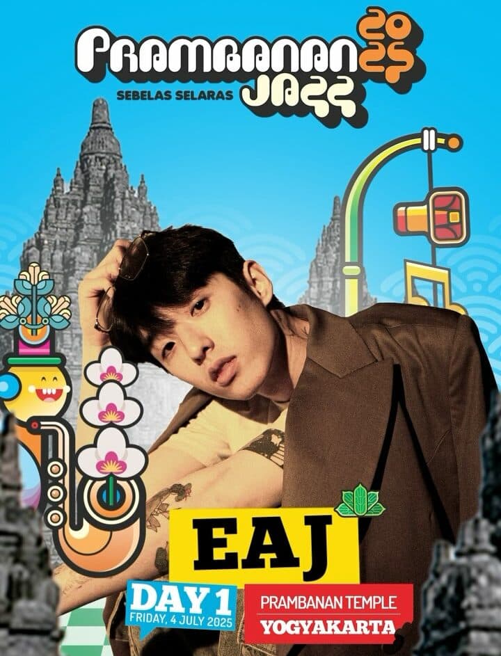 KABAR GEMBIRA! K-pop Jae Park alias EAJ Bakal Tampil di Prambanan Jazz Festival 2025, Bersama 25 Artis Indonesia, Berikut Line Up Lengkapnya