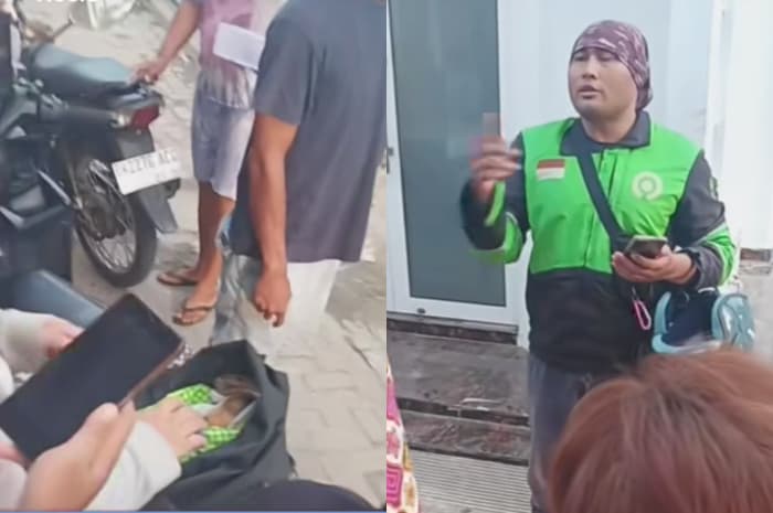 Ngeri! Dikira Berisi Pakaian, Ternyata Paket Hitam yang Diantar Seorang Driver Ojol Berisi Jasad Bayi Baru Lahir