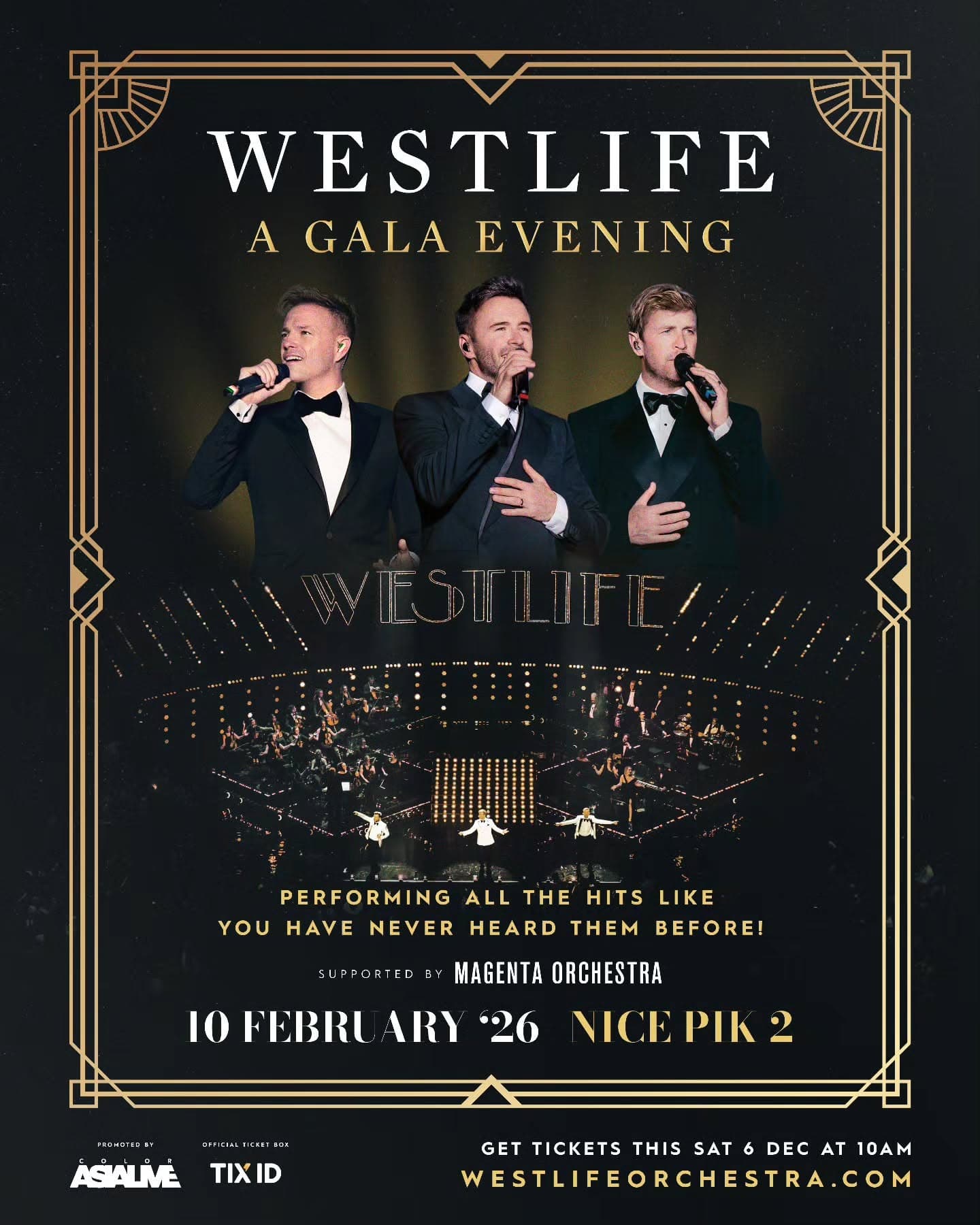 Catat Waktunya, Westlife Gelar Konser Orkestra Megah di PIK 2 Jakarta