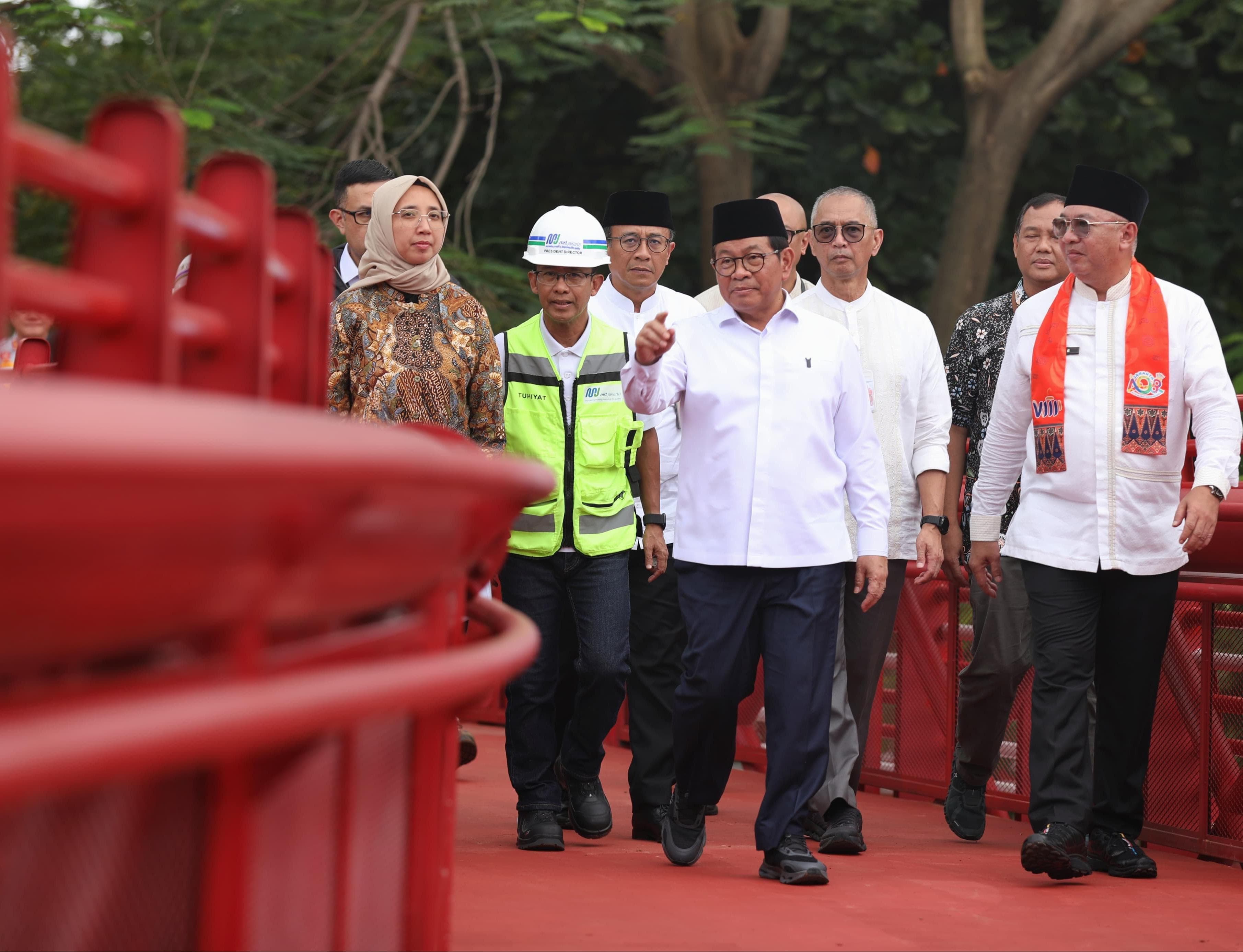 Progres Capai 92 Persen, Gubernur Pramono Targetkan Taman Bendera Pusaka Rampung Maret 2026