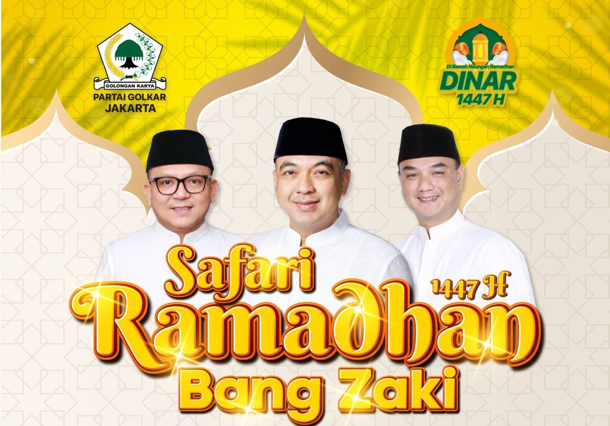Pererat Silaturahmi, Ketua Golkar Jakarta Zaki Iskandar Gelar Safari Ramadhan dan Santunan Anak Yatim di 5 Wilayah
