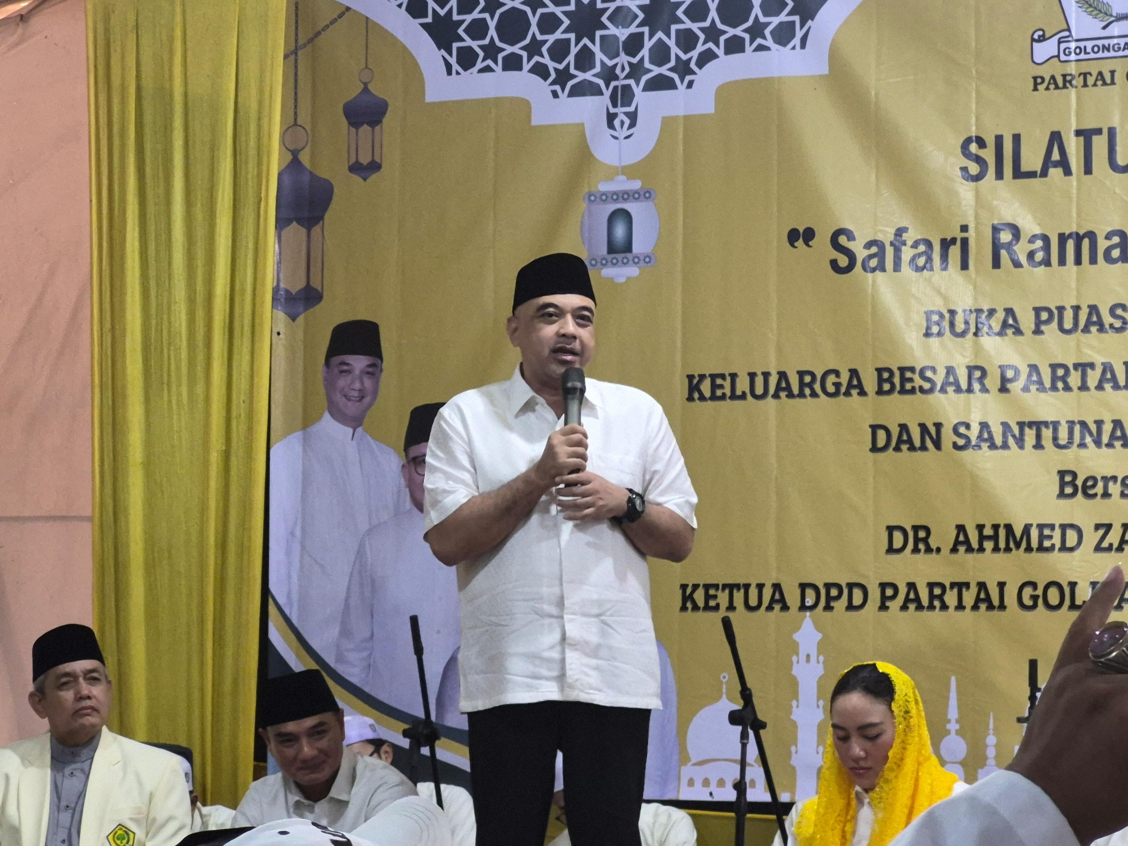 Gelar Safari Ramadan, Ketua DPD Golkar Ahmed Zaki Targetkan Tambah Kursi DPRD dari Dapil Jaktim pada Pemilu 2029