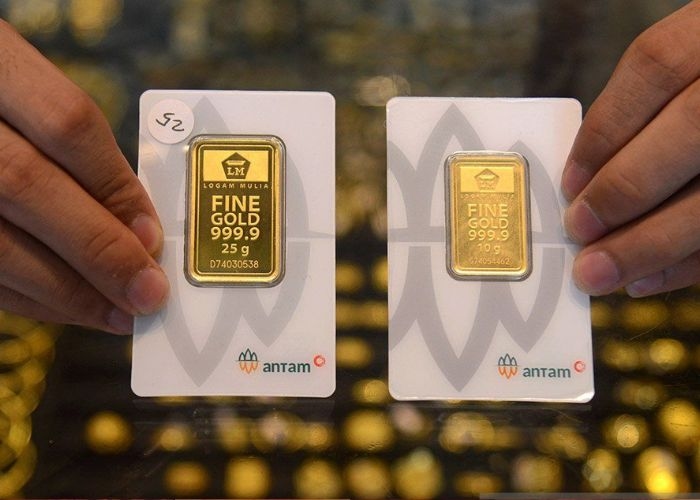 Lebaran Hari Ketiga, Harga Emas Antam Malah Anjlok
