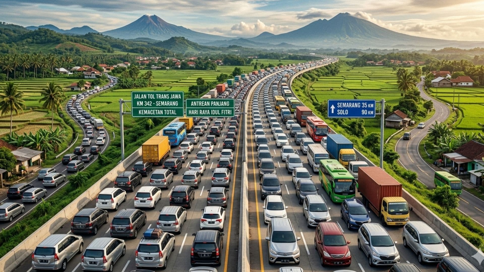Puncak Arus Balik Lebaran 2026, Ratusan Ribu Kendaraan Mulai Padati Jakarta