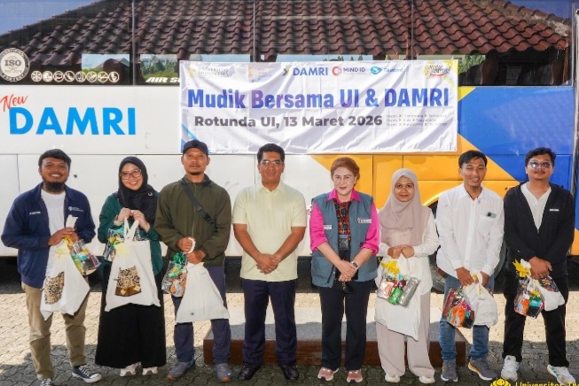 Pererat Kekeluargaan, UI dan DAMRI Lepas 91 Pemudik ke Yogyakarta hingga Surabaya