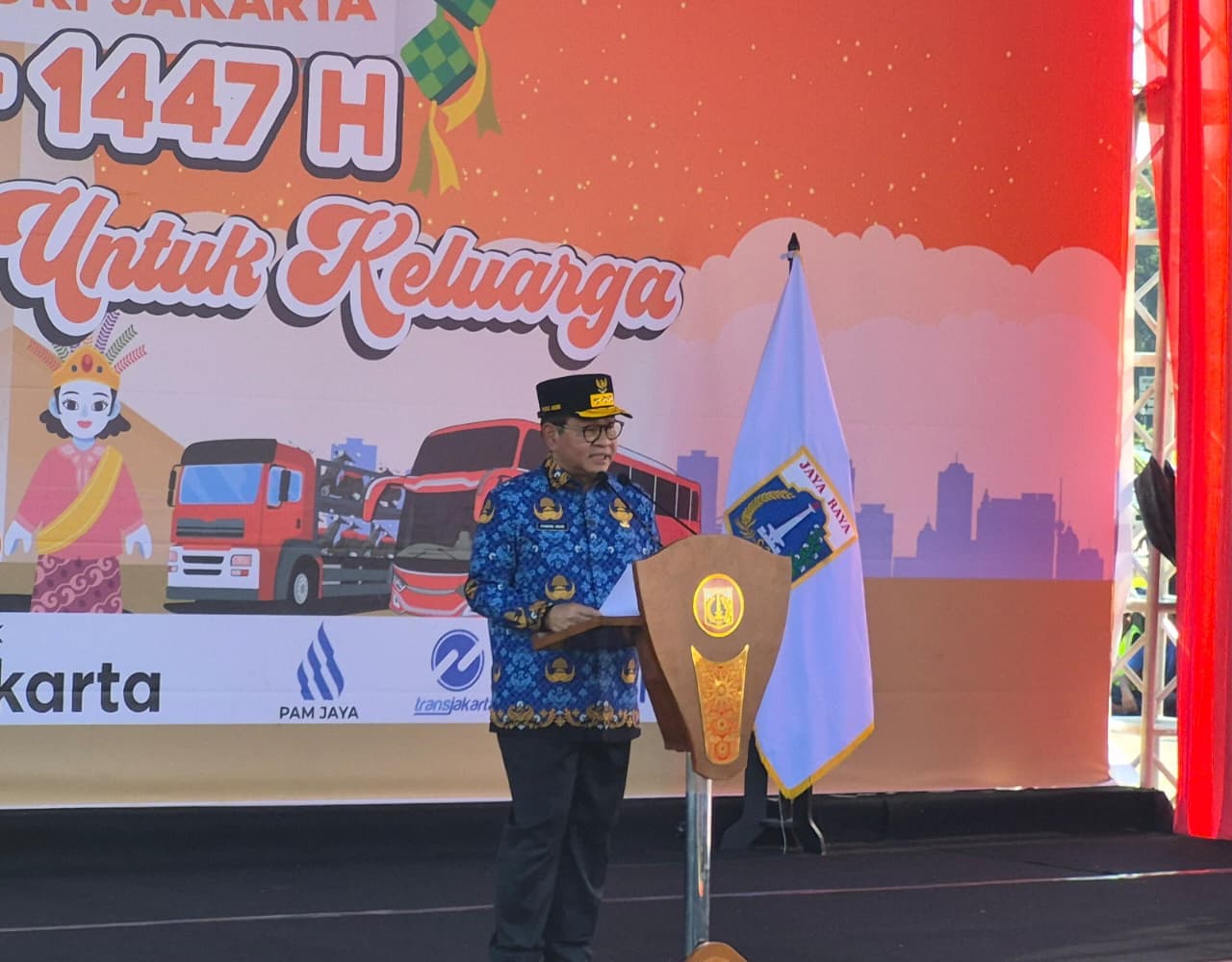 Gubernur Pramono Lepas 33.902 Peserta Mudik Gratis Pemprov DKI Jakarta 2026 di Monas, Gunakan 744 Bus Menuju 20 Kota